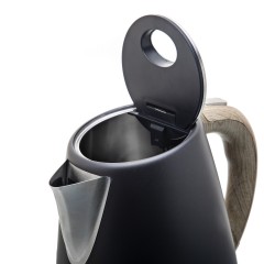 Gruppe EKS17159C (Μαύρος) Βραστήρας 1.7lt 2100W Black/Wood Μαύρος